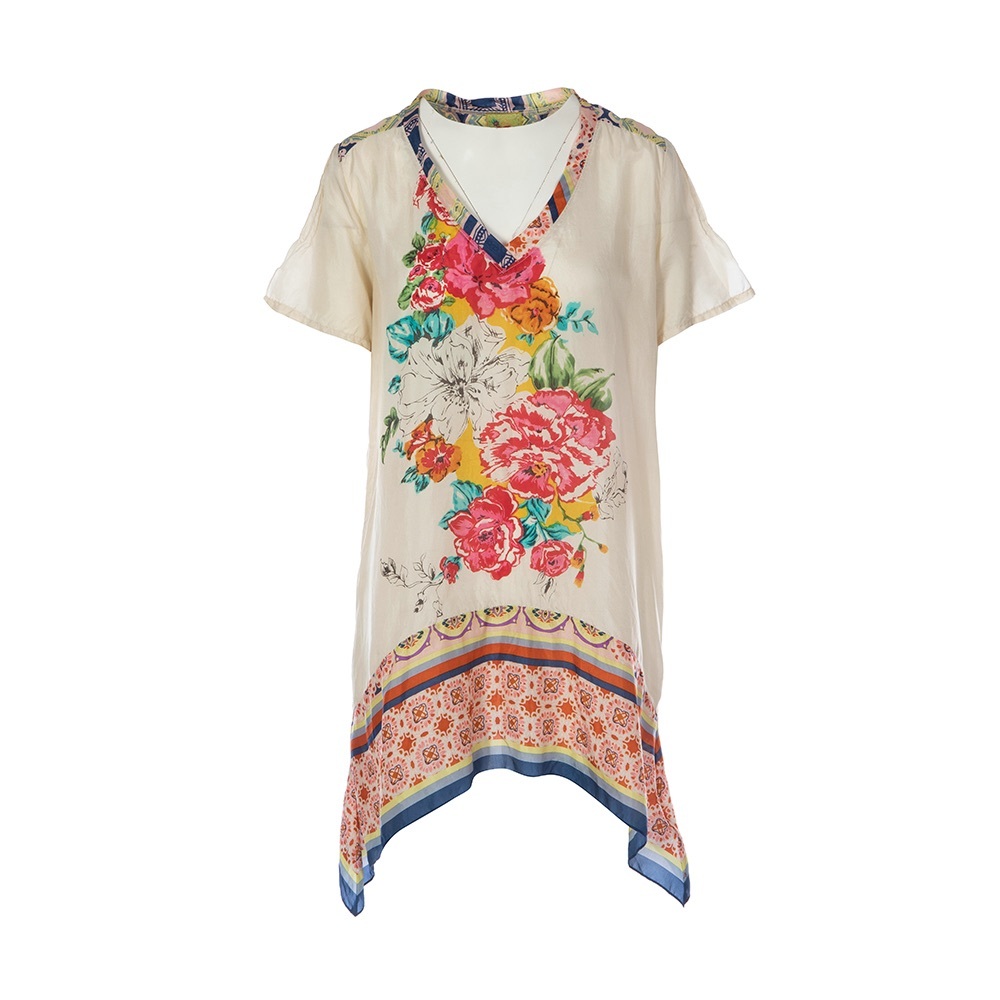 Johnny Was Silk Tunic